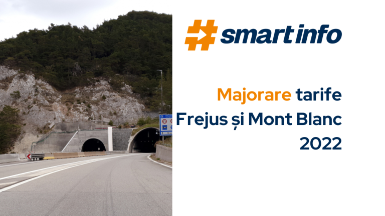 Majorare tarife Frejus si Mont Blanc 2022