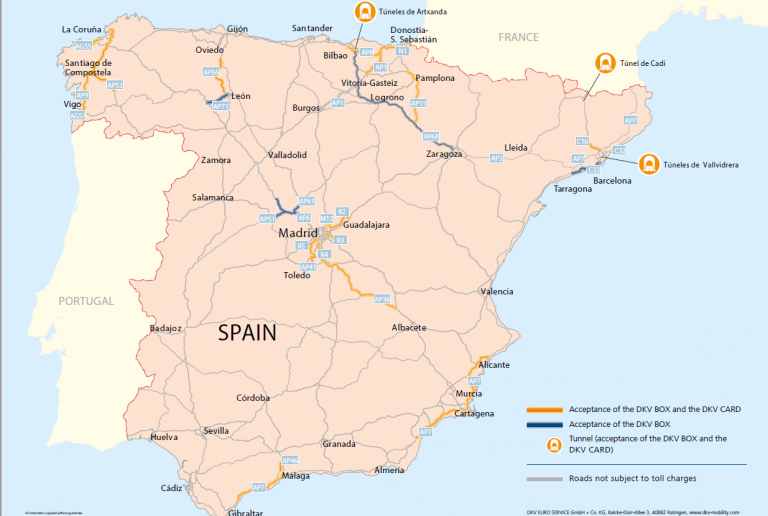 Majorare tarife taxe drum Spania