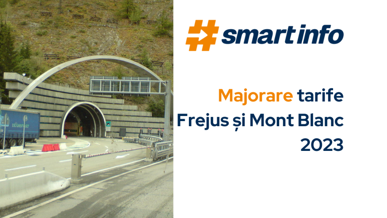 Majorare tarife Frejus si Mont Blanc 2023