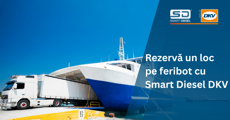 Rezervă un loc pe feribot cu Smart Diesel DKV