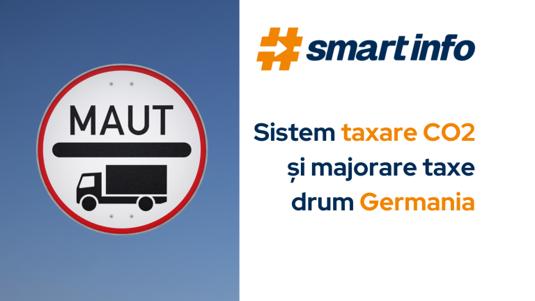 Majorare tarife taxe drum Germania si noile categorii CO2