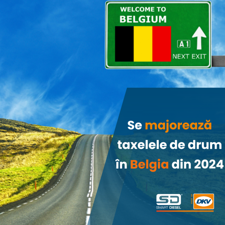 Majorare tarife taxa drum Belgia din 2024