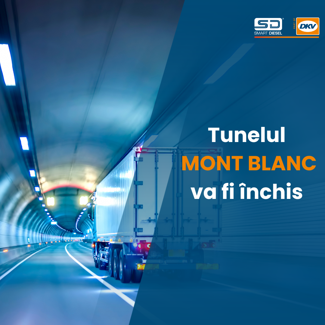 Tunelul Mont Blanc va fi închis complet din 16 Octombrie 2023