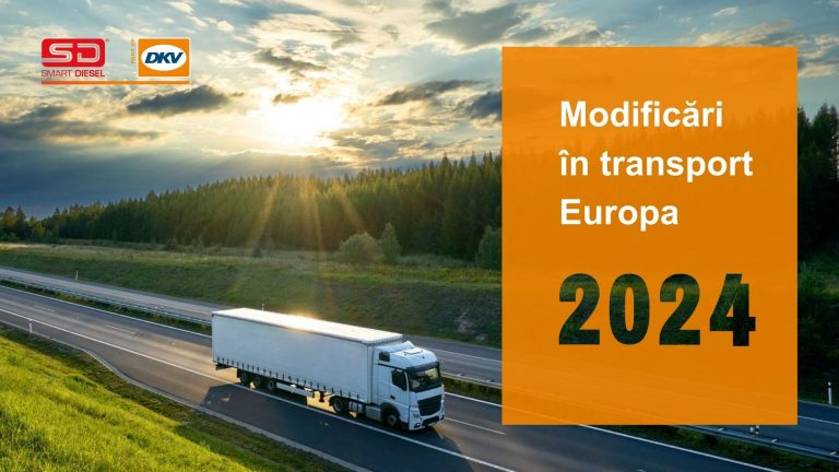 Modificări la nivel european in transport in 2024
