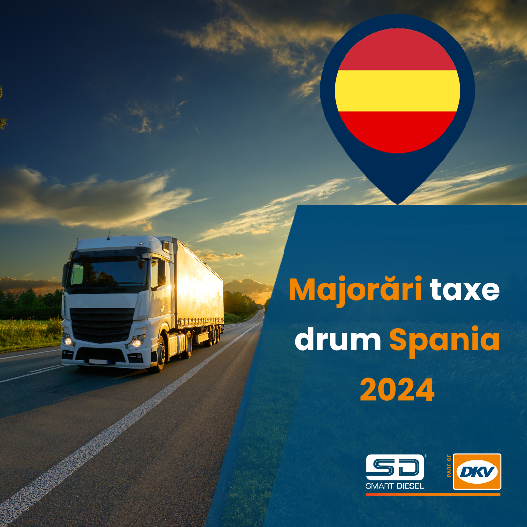 Majorare tarife taxe drum Spania 2024