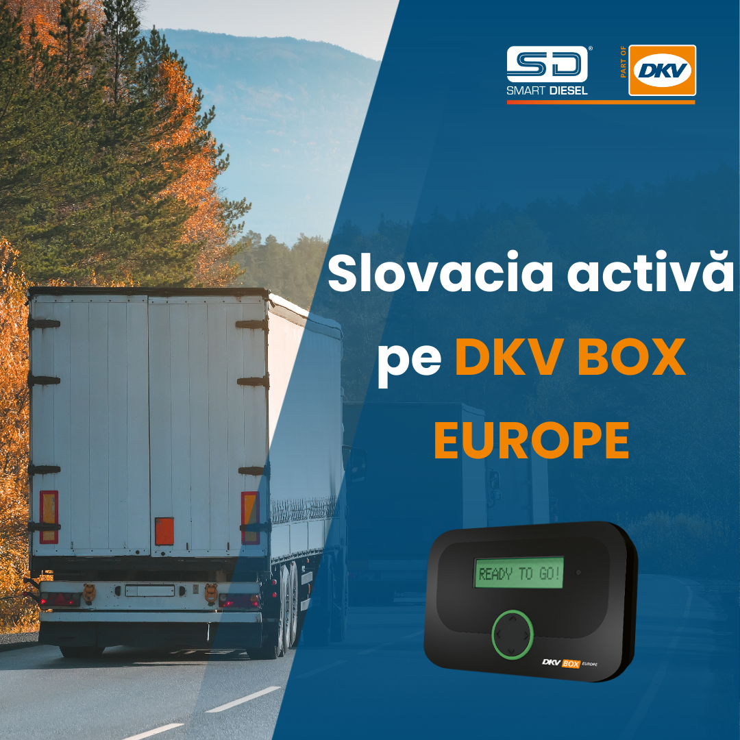 DKV BOX plata taxelor drum Slovacia