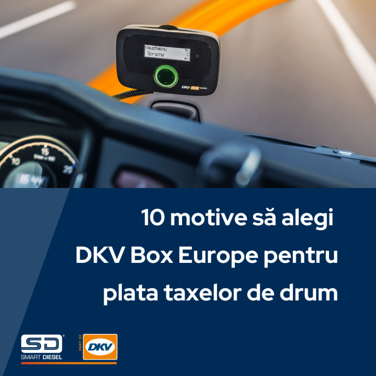 10 motive să alegi DKV Box Europe pentru plata taxelor de drum