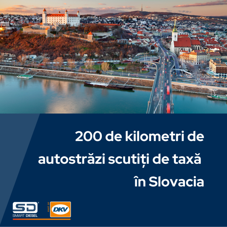 200 de kilometri de autostrăzi scutiți de taxă în Slovacia
