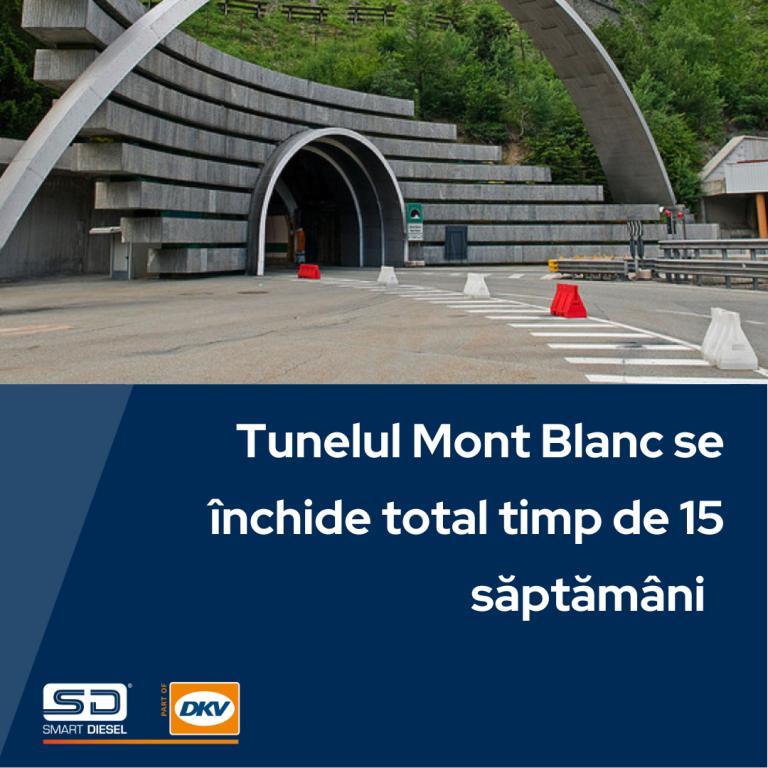 Tunelul Mont Blanc se închide complet timp de 15 săptămâni