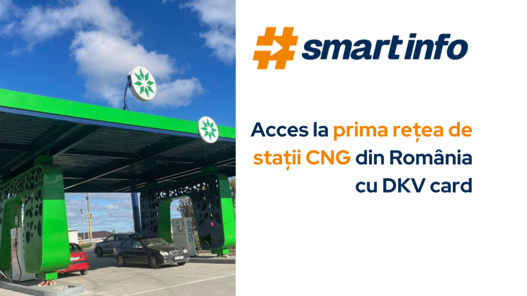 Acces la prima rețea de stații CNG din România cu DKV card