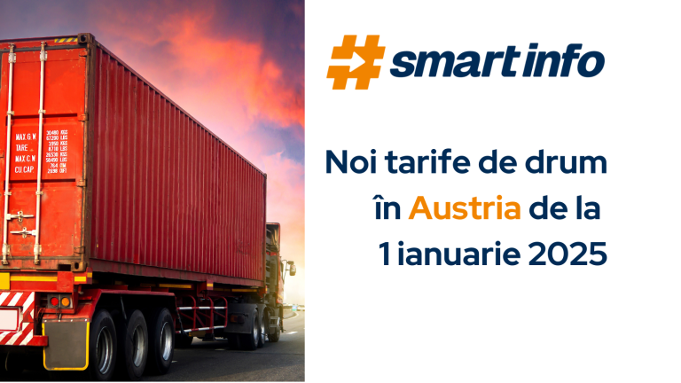 Noi tarife de drum în Austria de la 1 ianuarie 2025