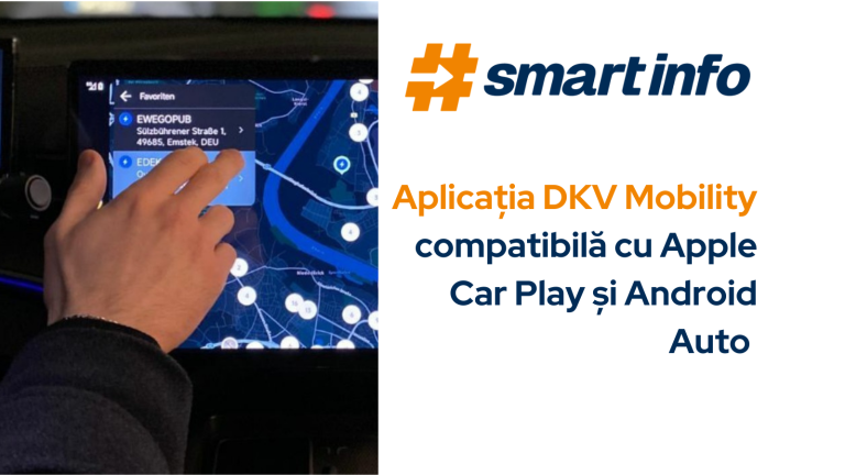 Aplicația DKV Mobility – acum compatibilă cu Apple CarPlay și Android Auto