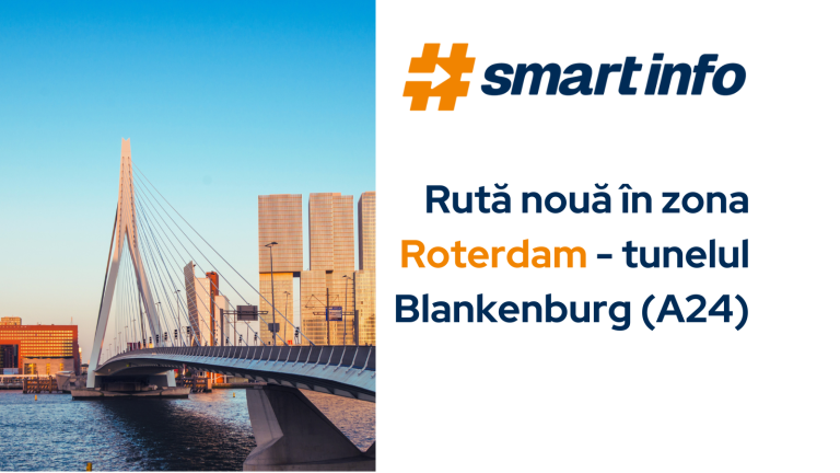 Rută nouă în zona Rotterdam: tunelul Blankenburg (A24)