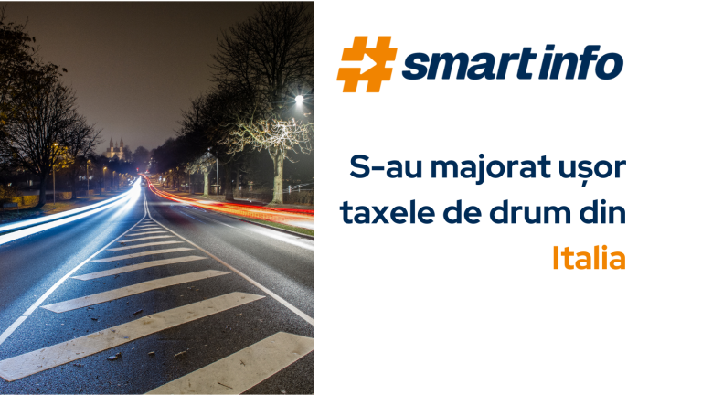 S-au majorat ușor taxele de drum în Italia