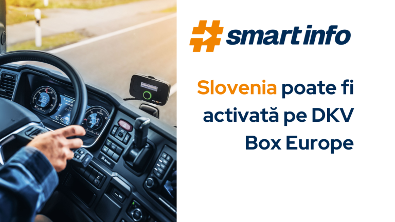 Slovenia poate fi activată pe DKV Box Europe