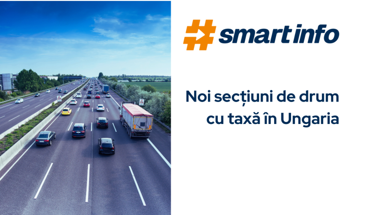 Noi secțiuni de drum cu taxă în Ungaria