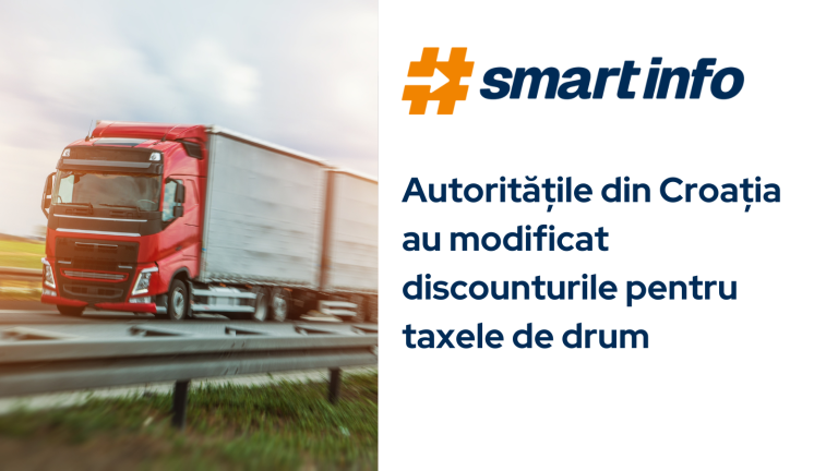 Autoritățile din Croația au modificat discounturile acordate la plata taxelor de drum – 1 iulie 2025