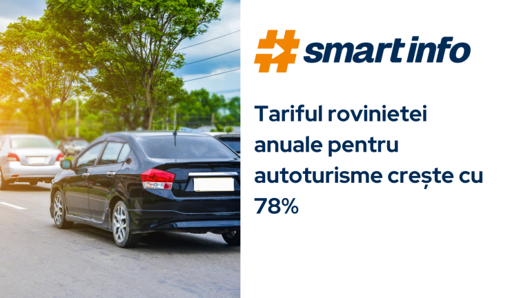 Tariful anual al rovinietei se va majora cu 78% – de la 1 septembrie