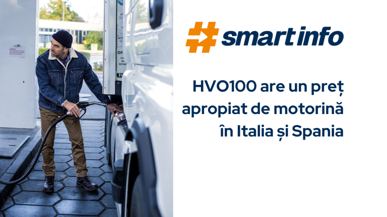 HVO100 are un preț apropiat de motorină în Italia și Spania