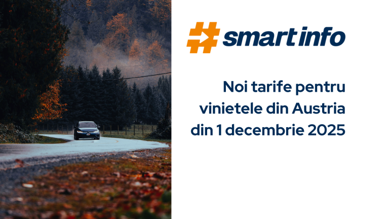 Noi tarife pentru vinietele din Austria din 1 decembrie 2025