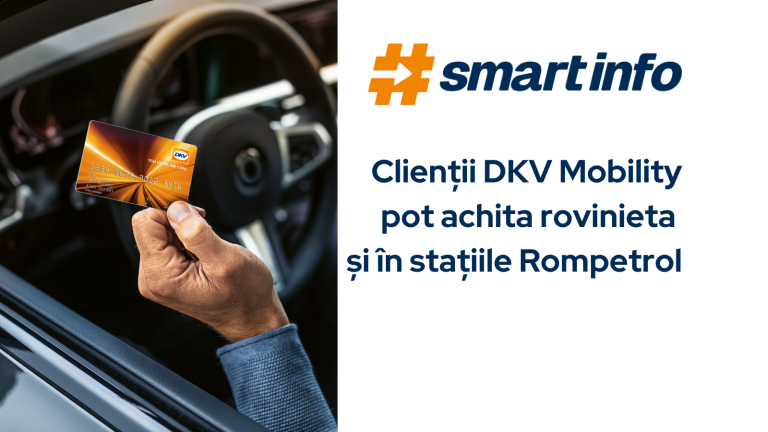 Clienții DKV Mobility pot achita rovinieta și în stațiile Rompetrol