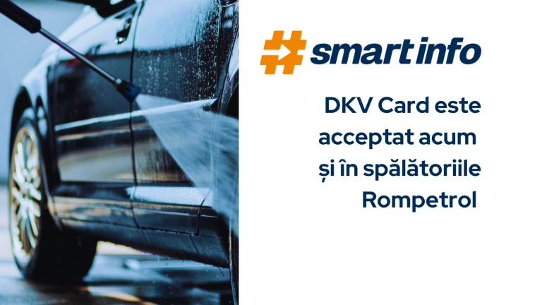 DKV Card este acceptat acum și în spălătoriile Rompetrol 